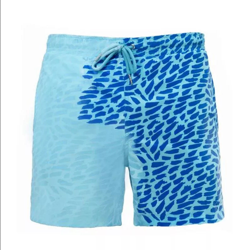 Magical Change Color Beach Men's Shorts