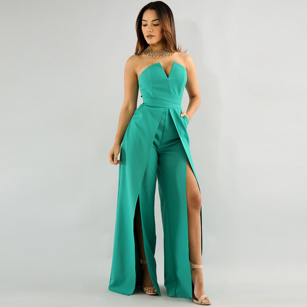 Hollow Long Jumpsuit