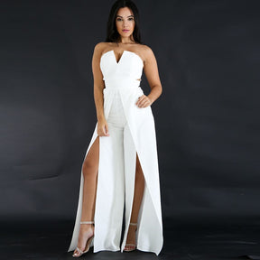 Hollow Long Jumpsuit