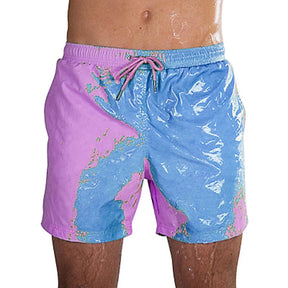 Magical Change Color Beach Men's Shorts