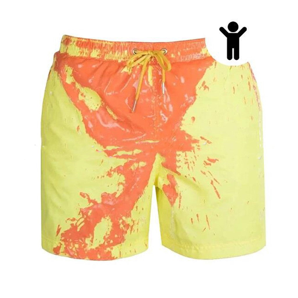 Magical Change Color Beach Men's Shorts