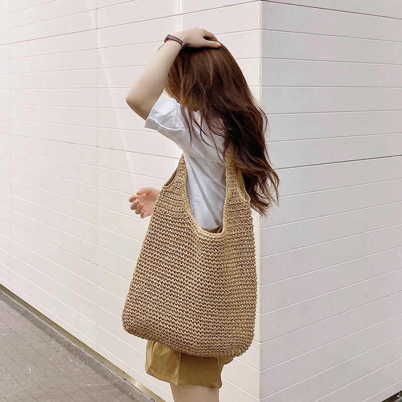 Mori Art Straw Bag