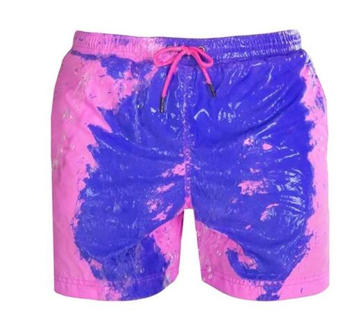 Magical Change Color Beach Men's Shorts