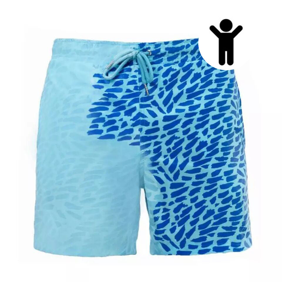 Magical Change Color Beach Men's Shorts