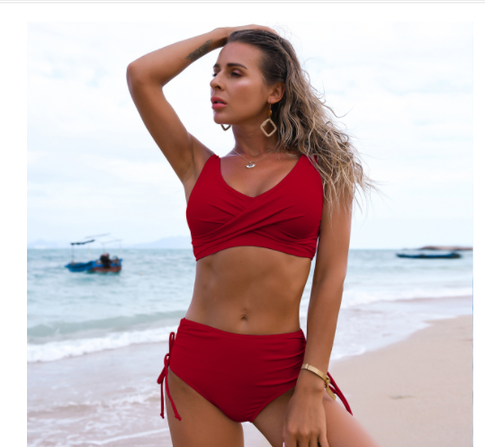 High Waist Swimsuit Summer Beach Clothes