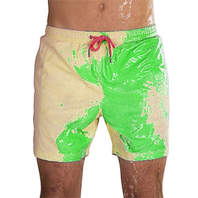 Magical Change Color Beach Men's Shorts