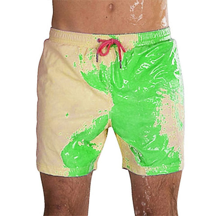 Magical Change Color Beach Men's Shorts