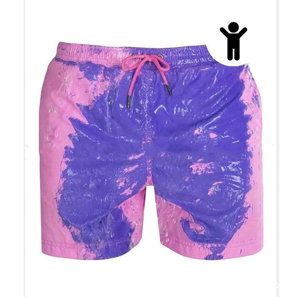 Magical Change Color Beach Men's Shorts