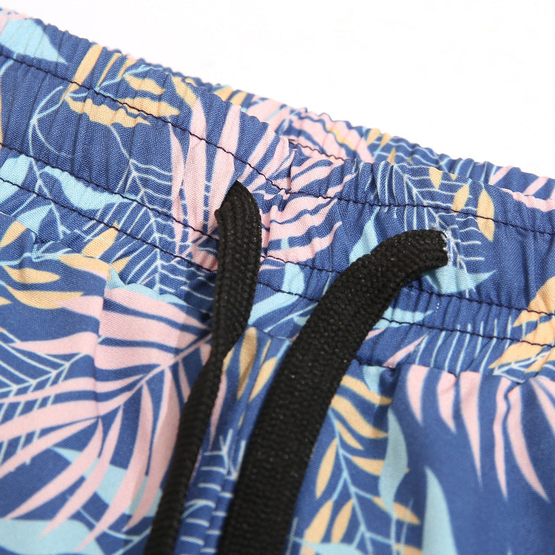 Summer Printed Double Layer Beach Shorts