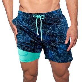 Men's Printed Beach Shorts