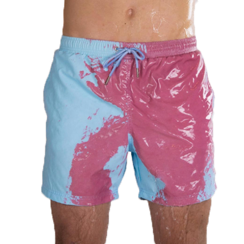 Magical Change Color Beach Men's Shorts