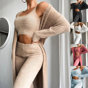 Fluffy Warm Cozy Suit Sets