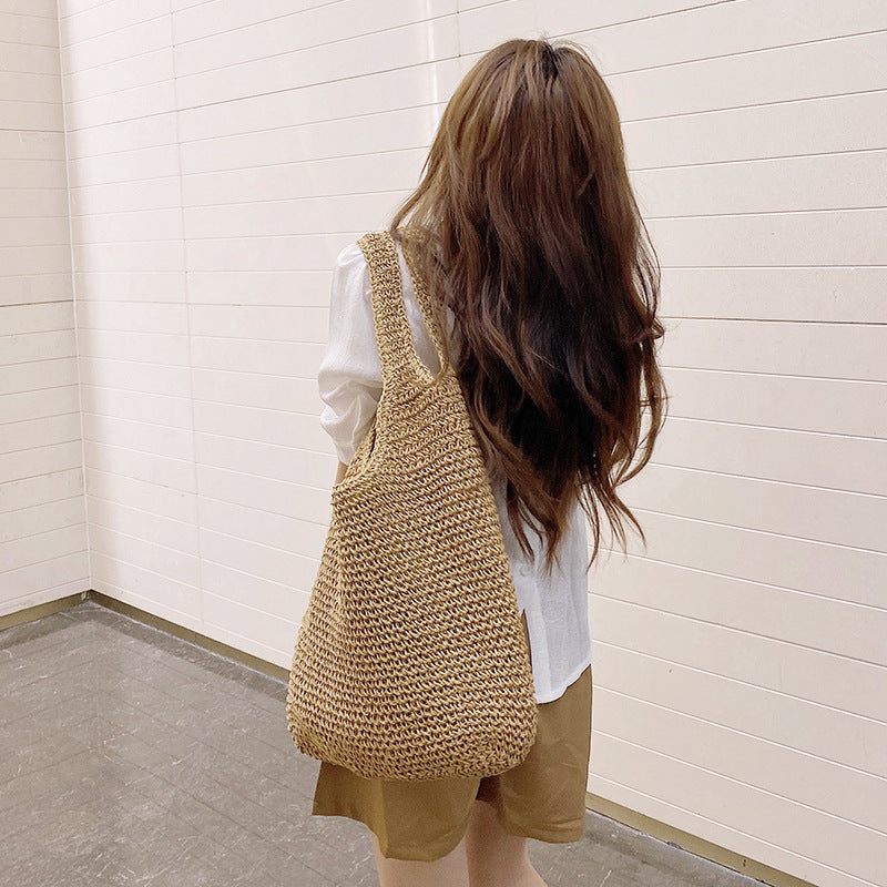 Mori Art Straw Bag