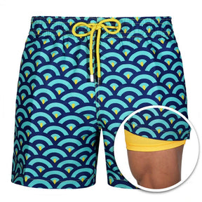 Men's Printed Beach Shorts