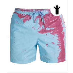 Magical Change Color Beach Men's Shorts