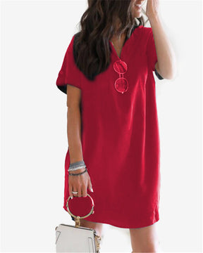 Elegant And Comfortable Linen Dress