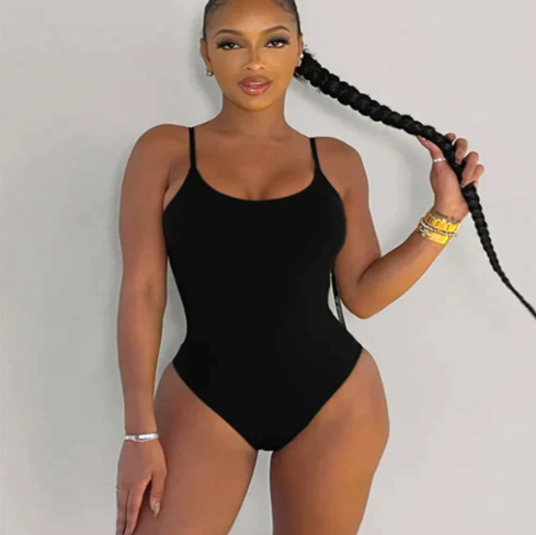 Backless String Plus Size Swimsuit