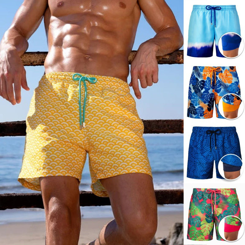 Men's Printed Beach Shorts