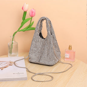 Women's Cross Body Portable Chain Gas Evening Bag