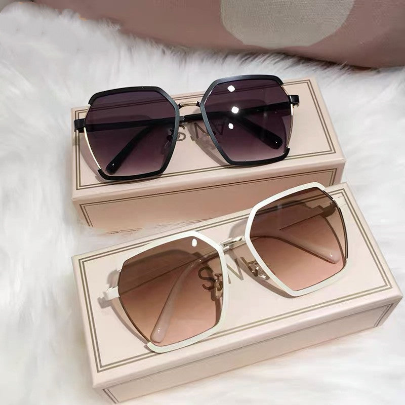 Vintage Half-Frame Sunglasses