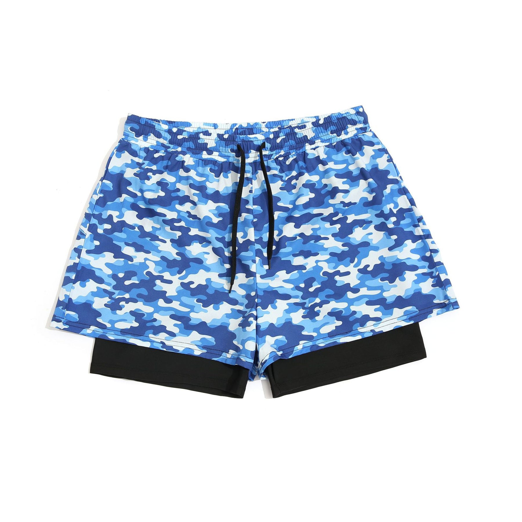 Summer Printed Double Layer Beach Shorts