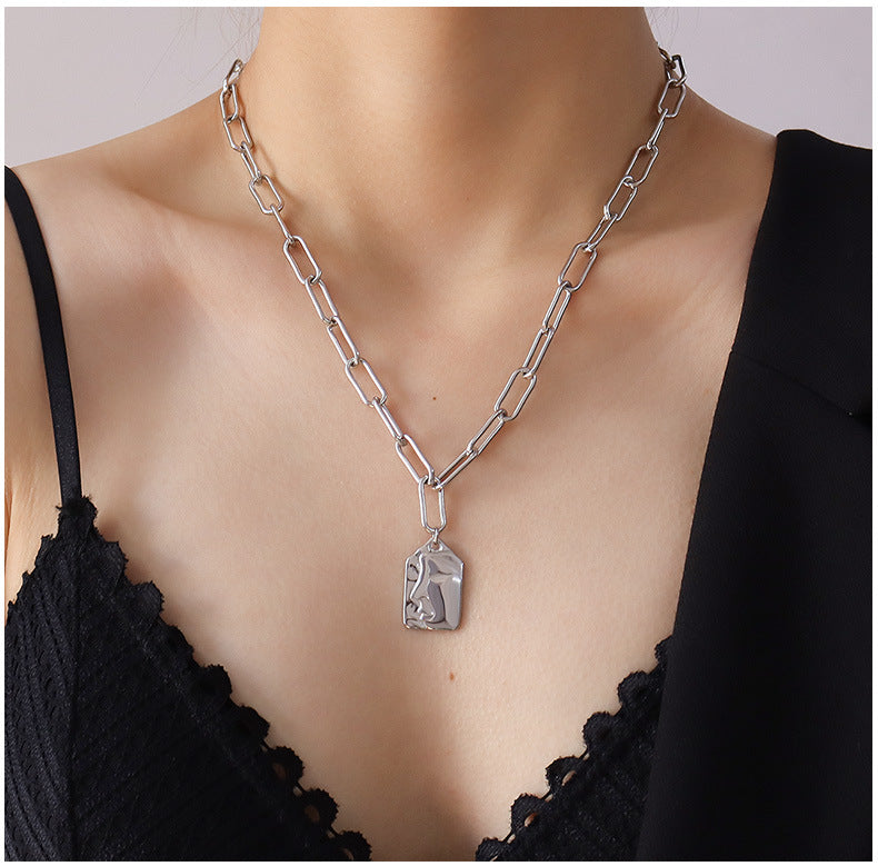 Three Layer Irregular Pendant