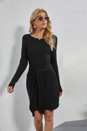 Women's Long Sleeve Hipster Dress