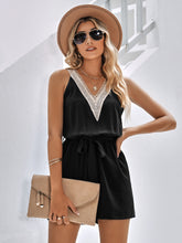 Casual Jumpsuit Lace V-neck