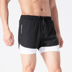 Sports Shorts Double Layer Quick Dry