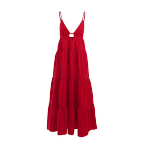 Sling Boho V Neck Dress