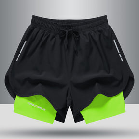 Sports Shorts Double Layer Quick Dry