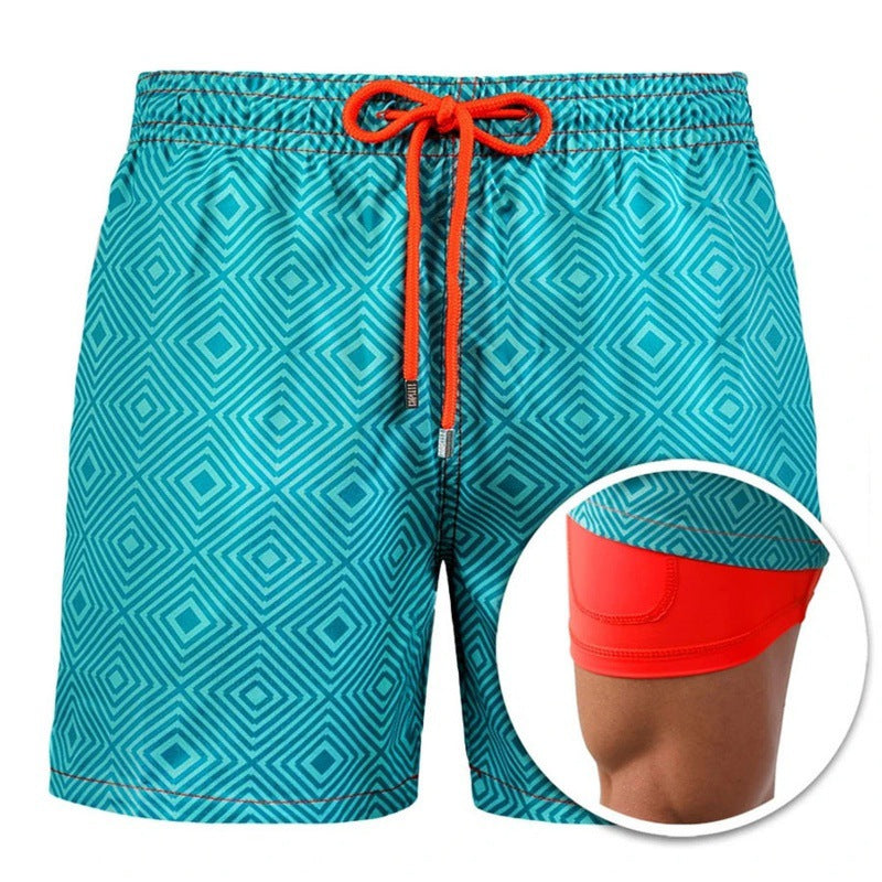 Men's Printed Beach Shorts